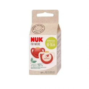 Латексная соска M3 Nature, 18-36 месяцев, 2 штуки, Nuk
