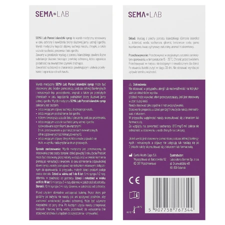 SEMA Lab Icelander, сироп для детей от 1 года и взрослых, со вкусом клубники, 200 мл: цены и характеристики