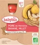 Babybio doypack груша з бананом та пшоном 4 х 90 г
