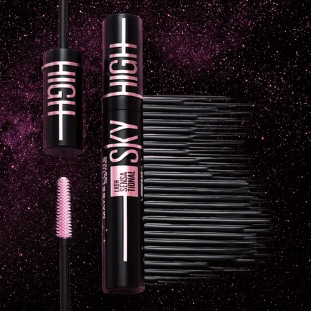 Maybelline New York Lash Sensational Sky High Cosmic Black Космическая черная тушь для ресниц, 7,2 мл: цены и характеристики