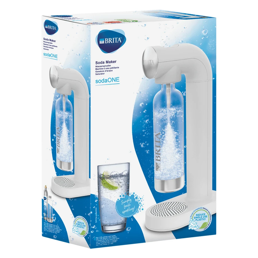 Brita SodaOne, газована вода, білий: ціни та характеристики