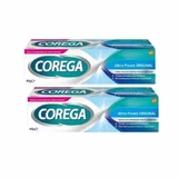 Адгезивный крем Corega Ultra Fixation Original для фиксации зубных протезов 2 шт. x 40 г