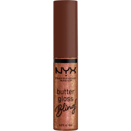 NYX Professional Makeup Butter Gloss блискучий блиск для губ 08 HU$TLA: ціни та характеристики