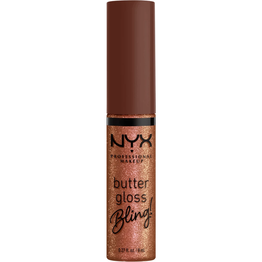 NYX Professional Makeup Butter Gloss блискучий блиск для губ 08 HU$TLA: ціни та характеристики