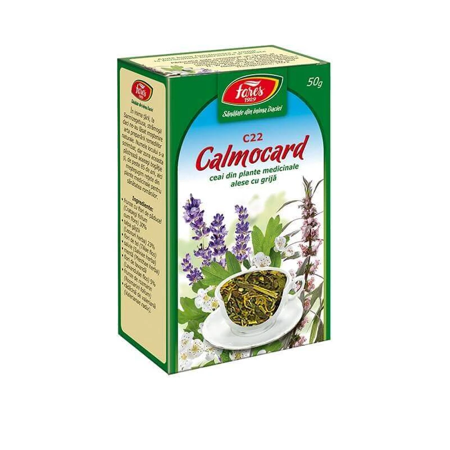 Чай Calmocard, C22, 50 г, Fares: ціни та характеристики