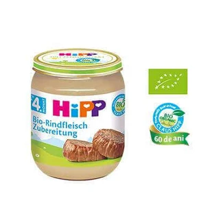 Телячий фарш, +4 месяца, 125 г, Hipp