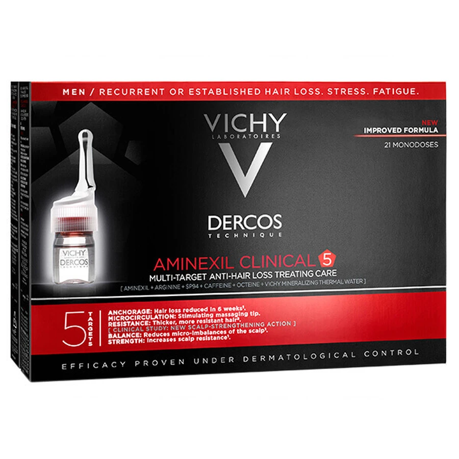 Vichy Aminexil Clinical 5 засіб для видалення воску mski pyn 21 ампула х 6 мл: ціни та характеристики
