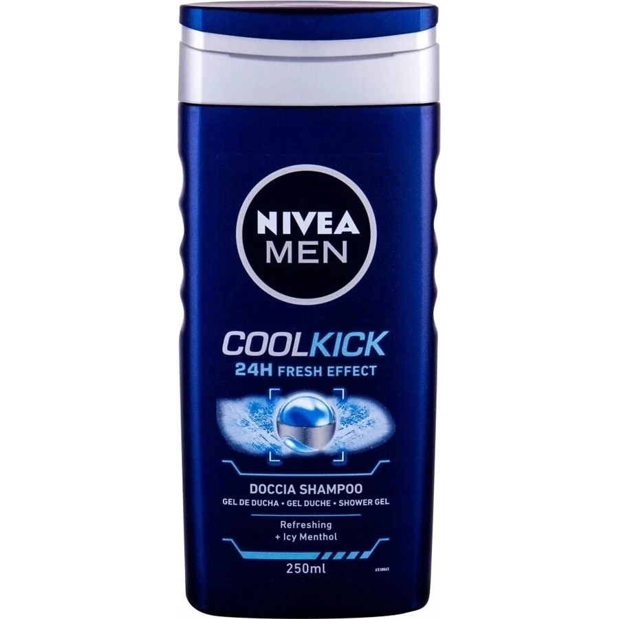 NIVEA Men Гель для душа Cool Kick 250 мл 1×250 мл, охлаждающий эффект: цены и характеристики