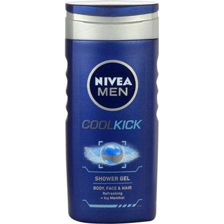 NIVEA Men Гель для душа Cool Kick 250 мл 1×250 мл, охлаждающий эффект: цены и характеристики