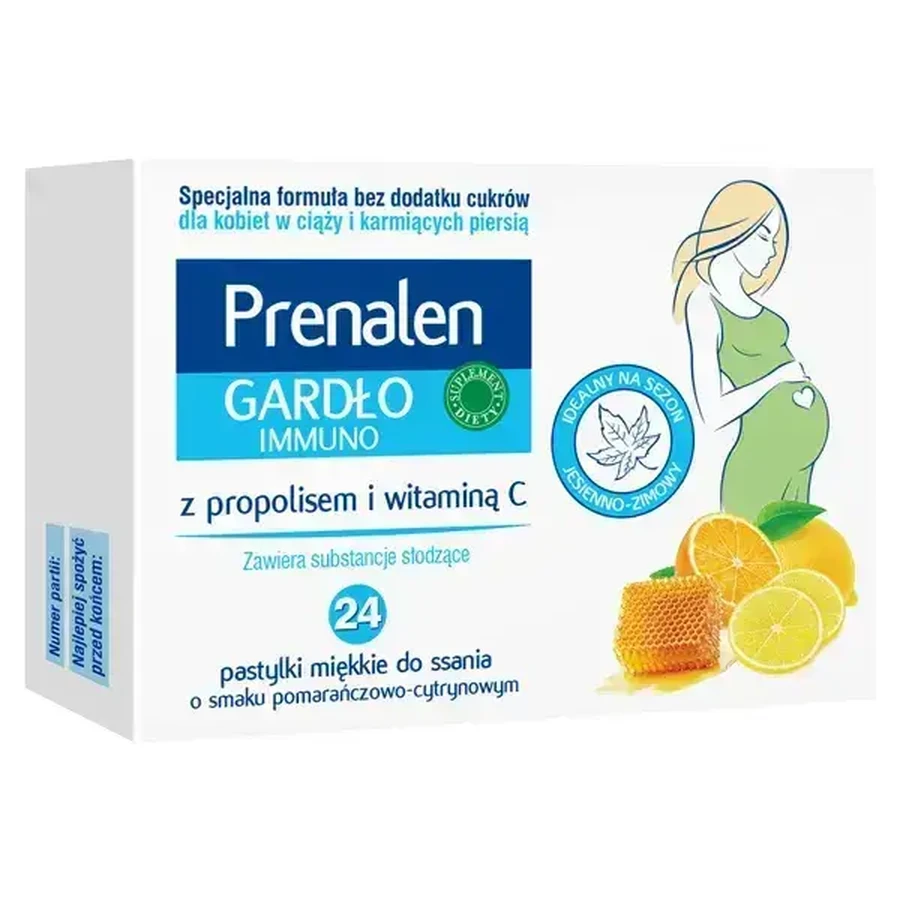 Пренален Polski Lek Gardo Immuno апельсиново-лимонный вкус, 24 пастилки: цены и характеристики
