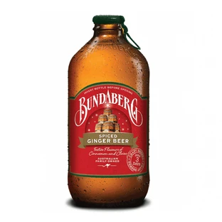 Газований напій зі смаком імбиру та кориці Ginger Beer, 375 мл, Bundaberg