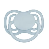 Canpol Babies, силиконовая пустышка, симметричная, Nude, голубая, 23/227, с 18 месяцев, 2 штуки