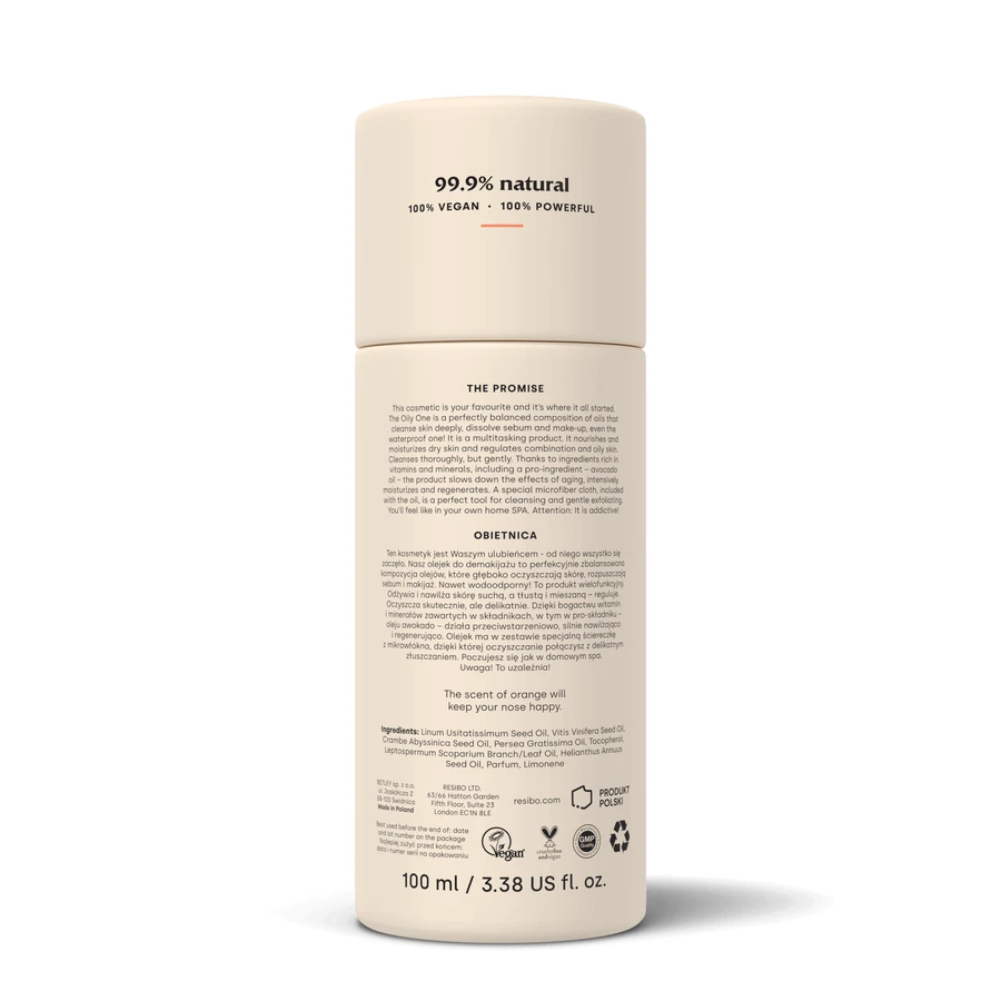 Resibo Oily One, олія для демакіяжу, 100 мл: ціни та характеристики