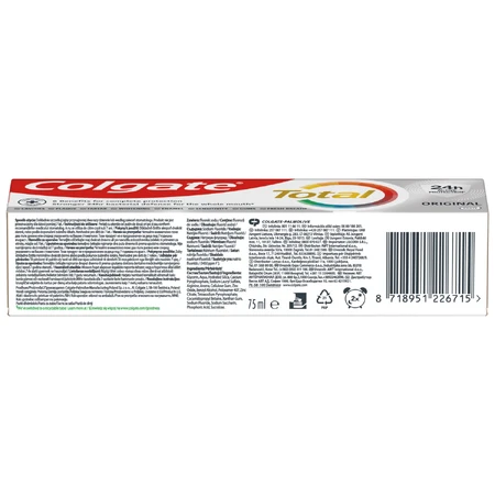 Colgate, Total Original, Зубна паста, 75 мл: ціни та характеристики