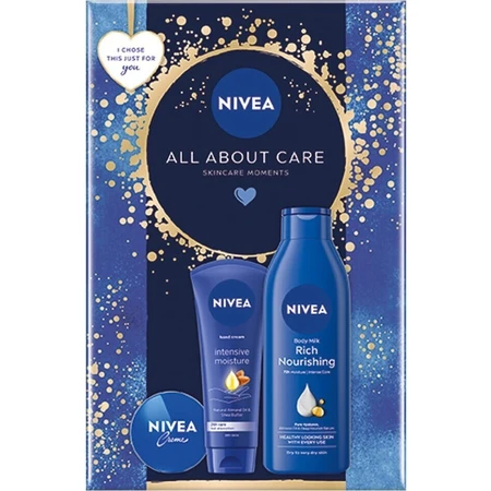 NIVEA BOX BODY MILK 1×1 шт, подарункова упаковка: ціни та характеристики