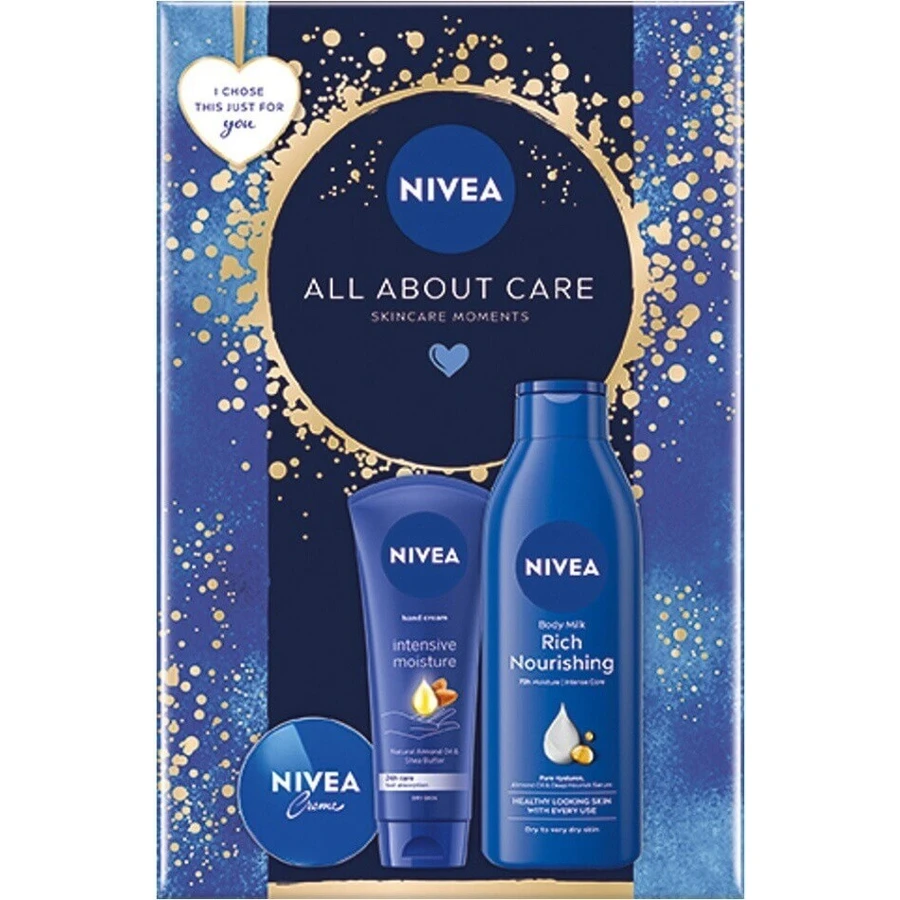 NIVEA BOX BODY MILK 1×1 шт, подарункова упаковка: ціни та характеристики