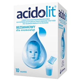Ацидоліт для немовлят, без смаку, 4,35 г х 10 пакетиків