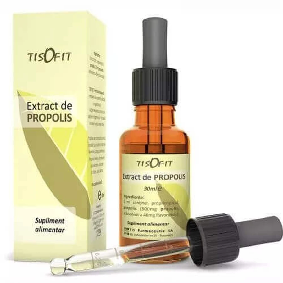 Тисофіт екстракт прополісу, 30 мл, Tis Pharmaceutic: ціни та характеристики