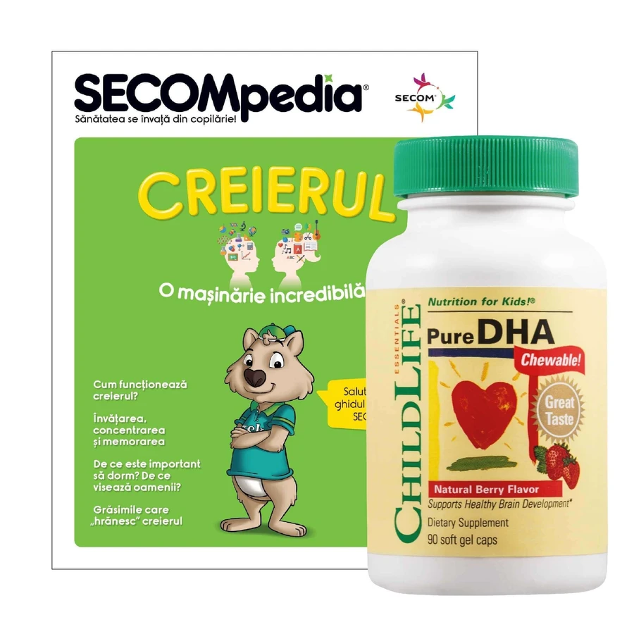 Pure DHA Childlife Essentials, 90 капсул, Secom: ціни та характеристики
