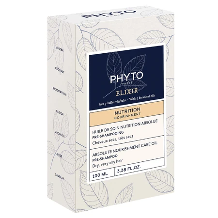 Phyto Nutrition Elixir, восстанавливающее масло для волос перед мытьем шампунем, 100 мл: цены и характеристики
