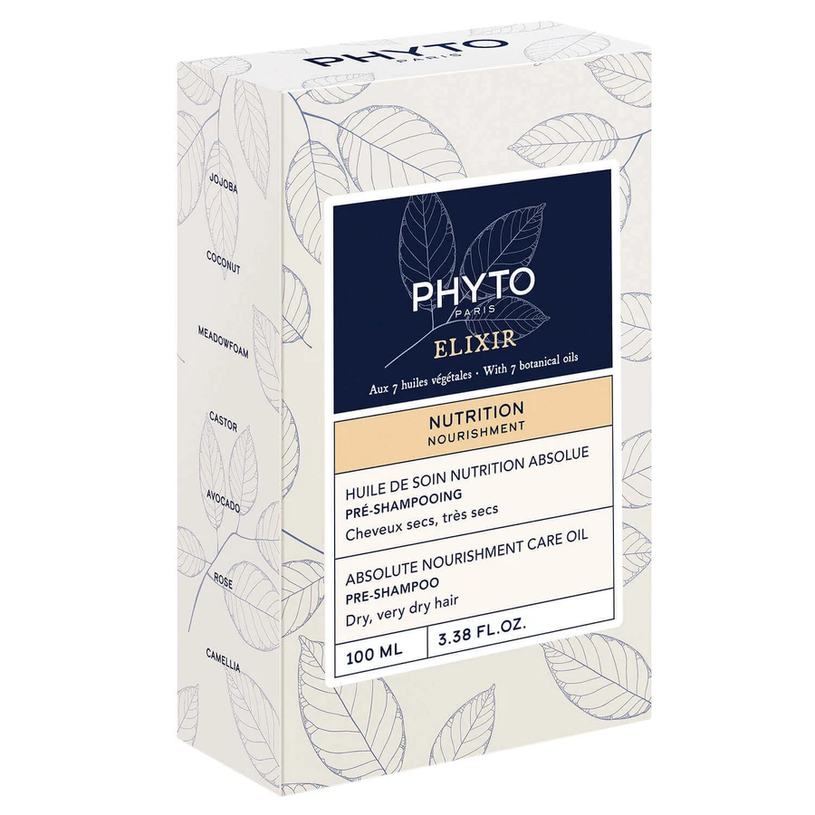 Phyto Nutrition Elixir, восстанавливающее масло для волос перед мытьем шампунем, 100 мл: цены и характеристики