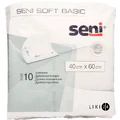Одноразовые пеленки Seni Soft Basic 40х60 см 10 шт