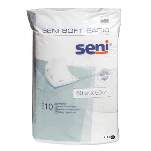 Одноразовые пеленки Seni Soft Basic 60х60 см 10 шт