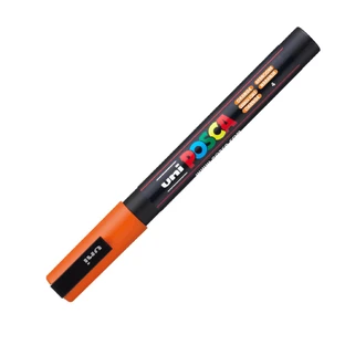 Акриловый маркер PC-3M Fine, темно-оранжевый 3, Posca
