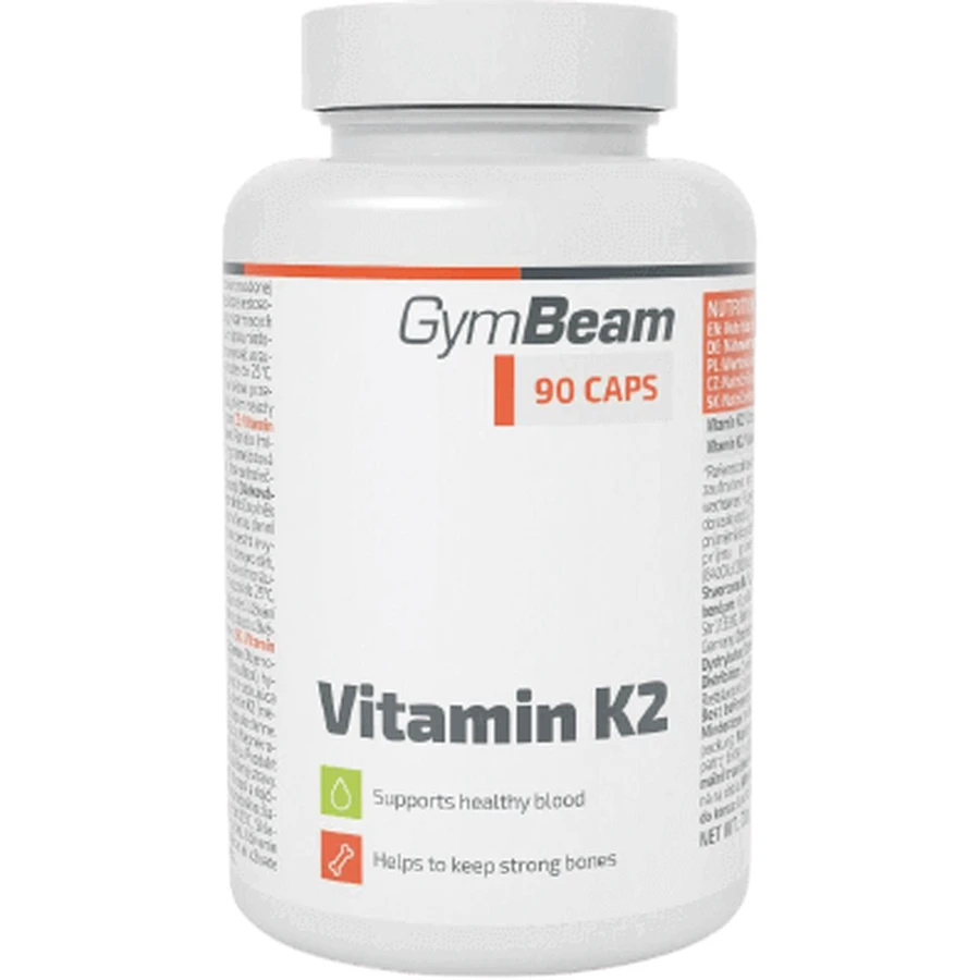 GymBeam Вітамін K2, 90 капсул: ціни та характеристики