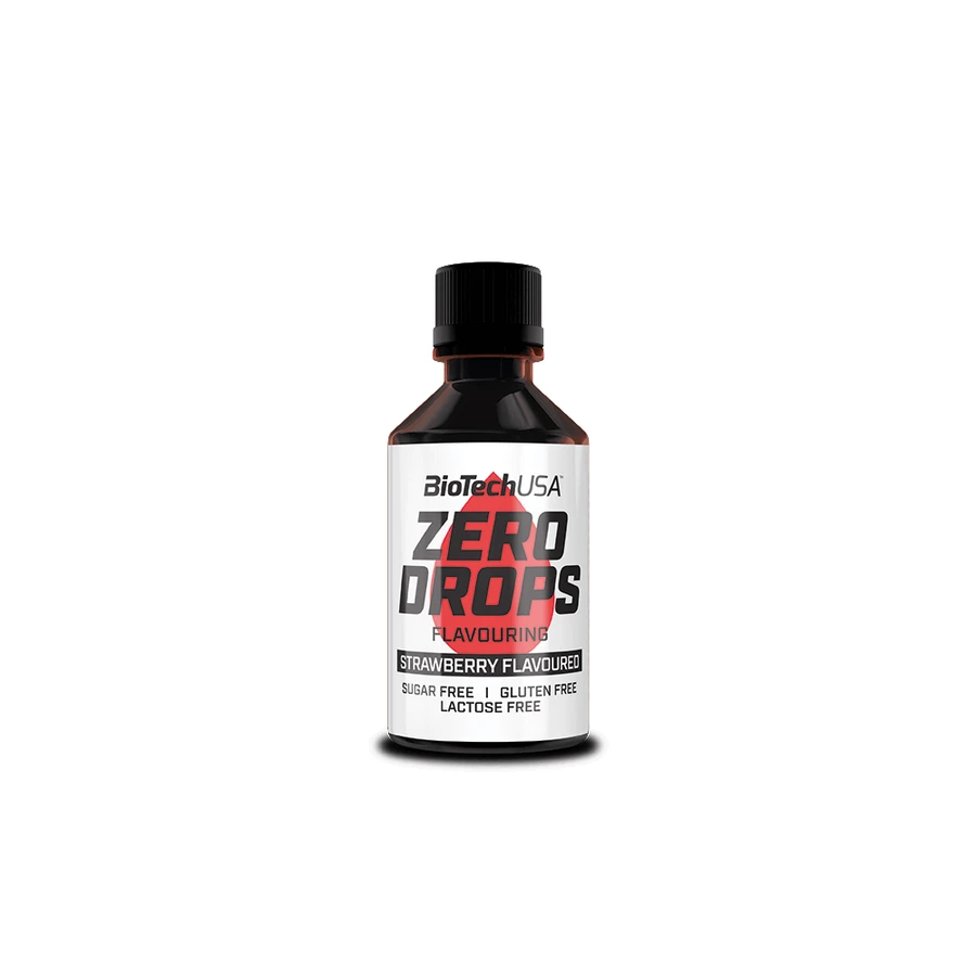 Zero Drops Полуниця, 50 мл, BioTechUSA: ціни та характеристики