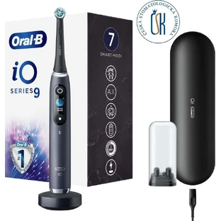 Електрична зубна щітка Oral-B iO 9, чорна 1×1, електрична зубна щітка