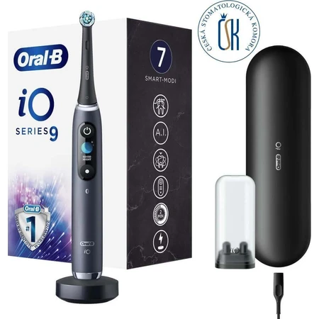 Електрична зубна щітка Oral-B iO 9, чорна 1×1, електрична зубна щітка: ціни та характеристики