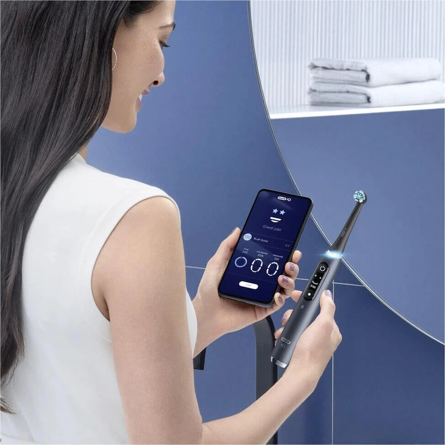 Електрична зубна щітка Oral-B iO 9, чорна 1×1, електрична зубна щітка: ціни та характеристики