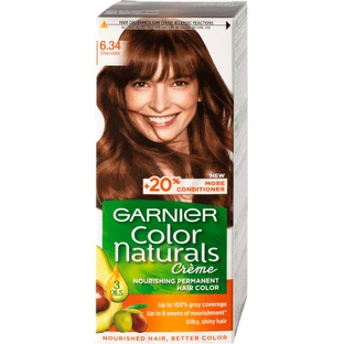 Фарба перманентна для волосся Colour Naturals 6.34 темно-золотистий блонд, 1 шт.