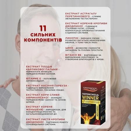 Победитель №60 капс. по 700 мг для мужчин, для потенции: цены и характеристики