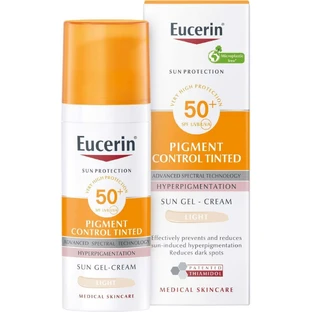 Eucerin Сонцезахисна емульсія для депігментованого обличчя PIGMENT CONTROL (легка) SPF 50+, 50 мл