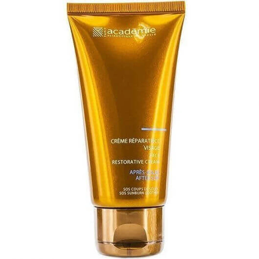 Крем для обличчя Academie Bronzecran Reparatrice Visage з відновлюючим ефектом після сонця 50мл: ціни та характеристики