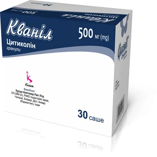 Кваніл гран. 500 мг саше 1,5 г №30