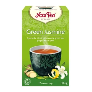 Зеленый жасминовый чай, 17 пакетиков, Yogi Tea