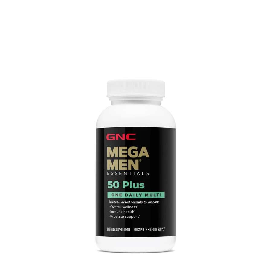 Gnc Mega Men 50 Plus One Daily, мультивитаминный комплекс для мужчин - поддержка глаз, сердца и мозга, 60 тб: цены и характеристики