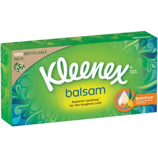 Kleenex® Пакеты Бальзам в коробке 64 шт.