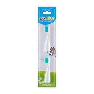 Запасні насадки для електричної зубної щітки Go Kidz, 2 штуки, Brush-baby