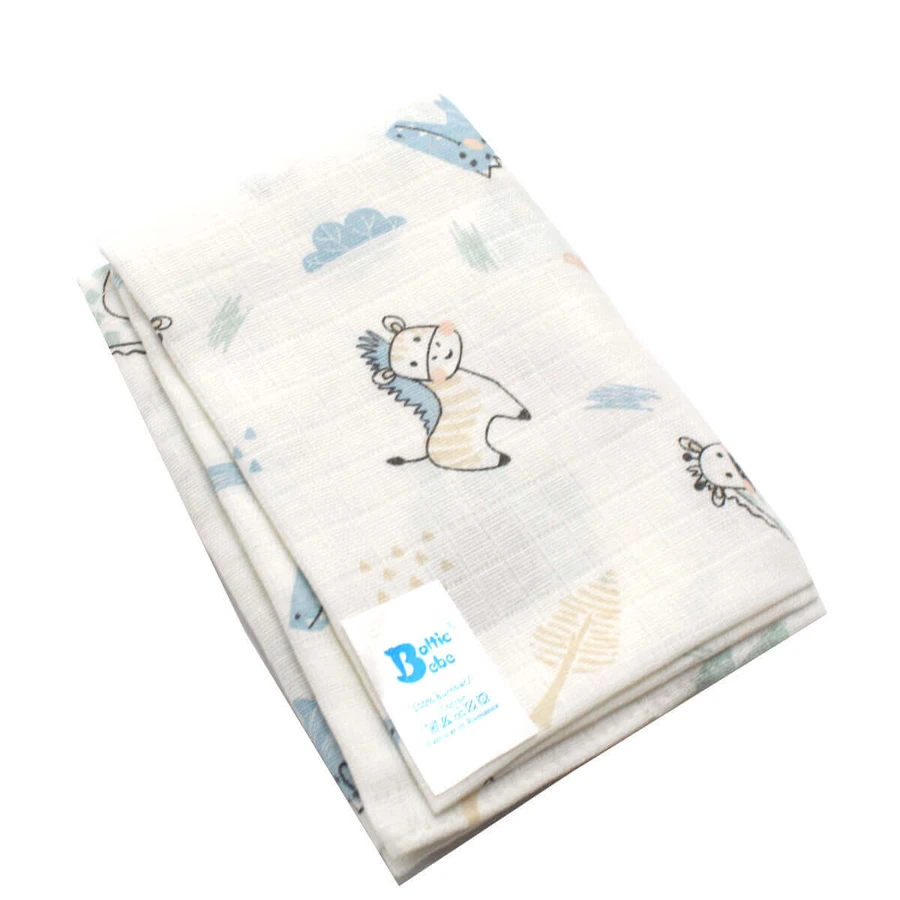 Муслінова пелюшка, Лев, 80x80 см, Baltic Bebe: ціни та характеристики