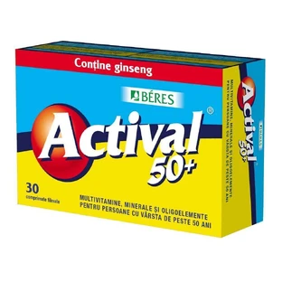 АКТИВАЛ 50+ 30 таблеток, Beres Pharmaceuticals Co