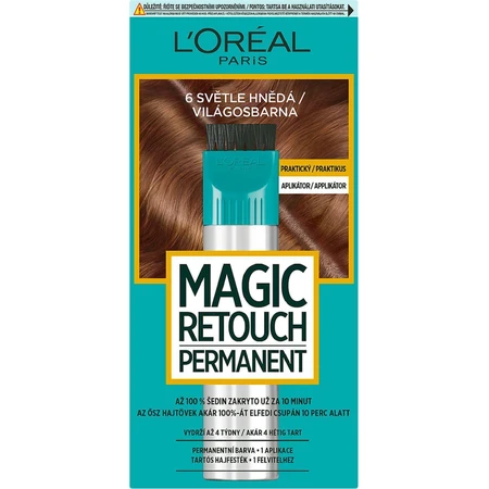 L'Oréal Paris Magic Retouch permanent 6 Light Brown, 27+18 мл: цены и характеристики