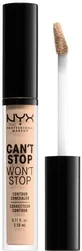 NYX Professional Makeup Консилер для макіяжу Can't Stop Won't Stop - відтінок 06 Ваніль 3.5 мл