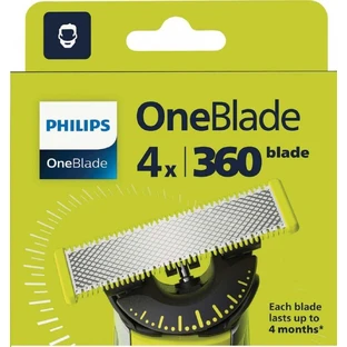 Philips OneBlade QP440/50 Сменные лезвия 360 1×4 шт, сменные лезвия