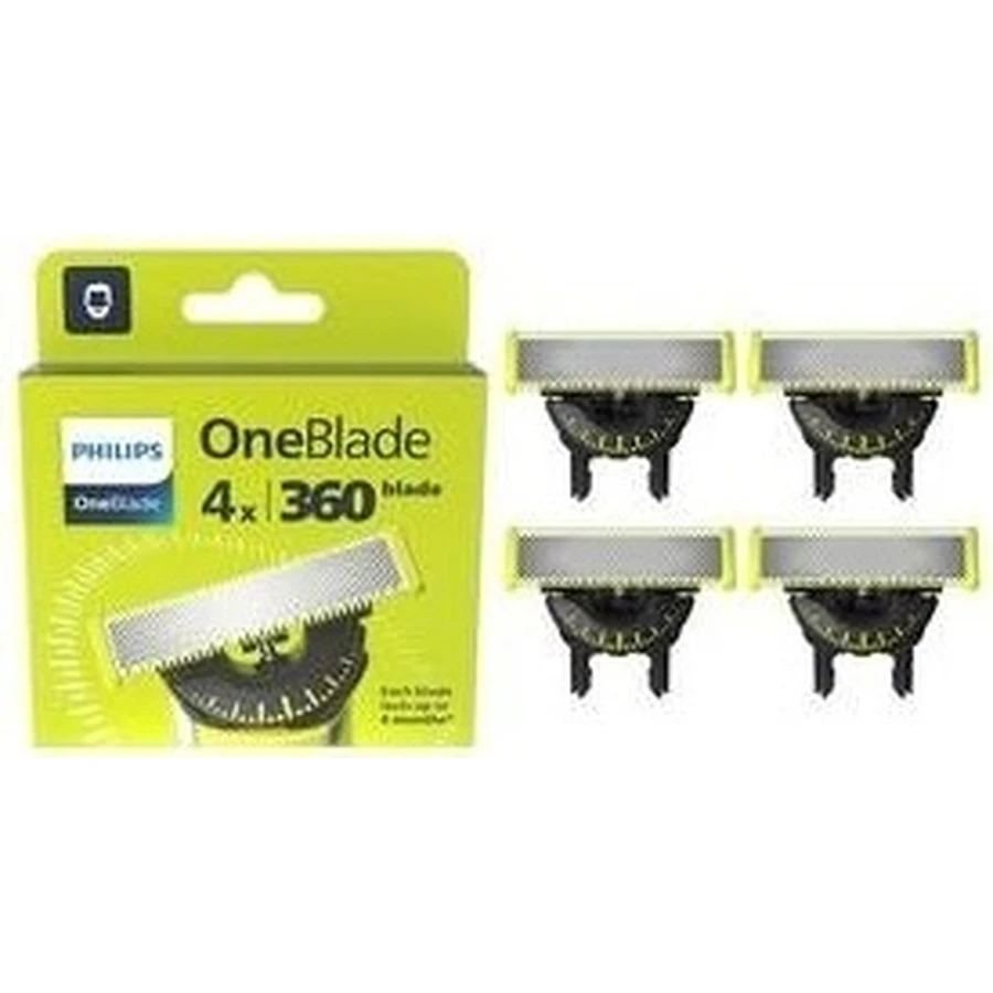 Philips OneBlade QP440/50 Сменные лезвия 360 1×4 шт, сменные лезвия: цены и характеристики