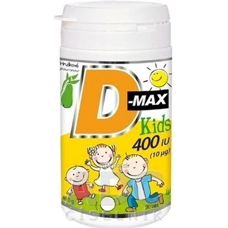 Вітабаланс D-max Kids 400 МО (10 мкг) 1×90 тбл, вітамін D3 для дітей: ціни та характеристики