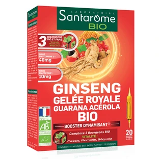 Ginseng Jelly Royale Guarana Acerola Bio, 20 ампул, Santarome